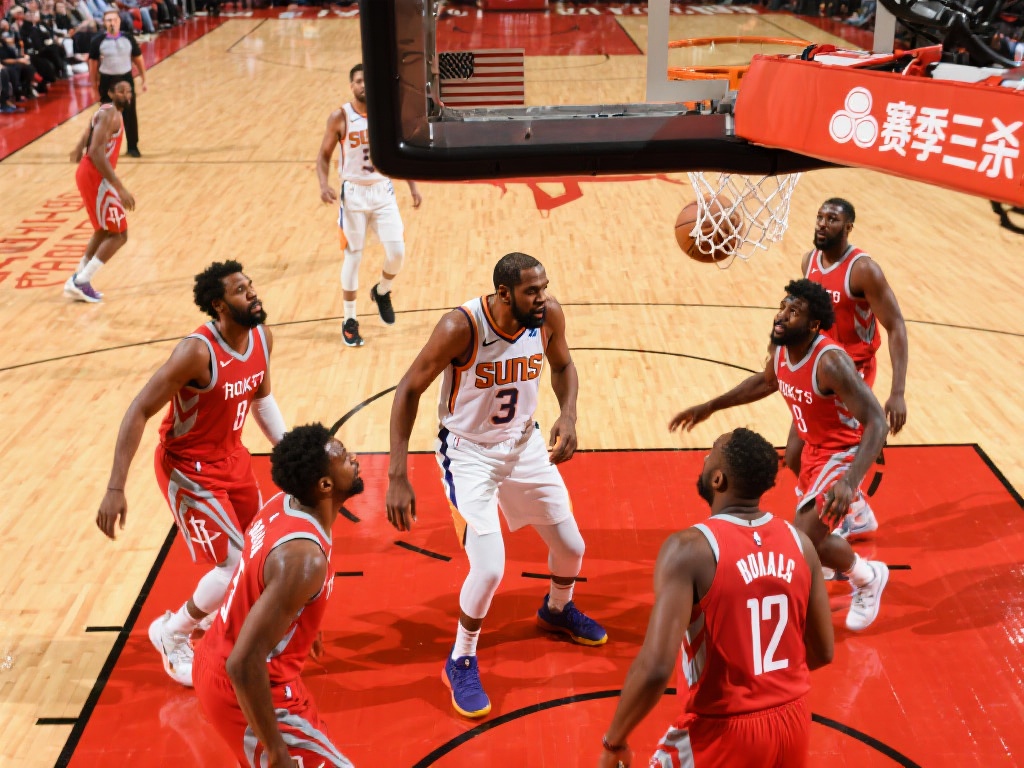 杰伦·格林狂飙33分,杜兰特伤退,火箭赛季三度完胜太阳 更令人担忧的是,太阳队在本场比赛中暴露出