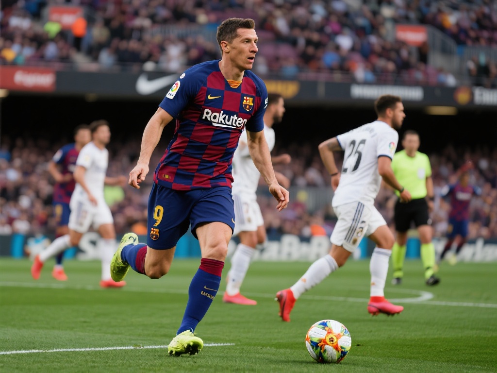 这场比赛中，莱万不仅完成了个人得分，还在