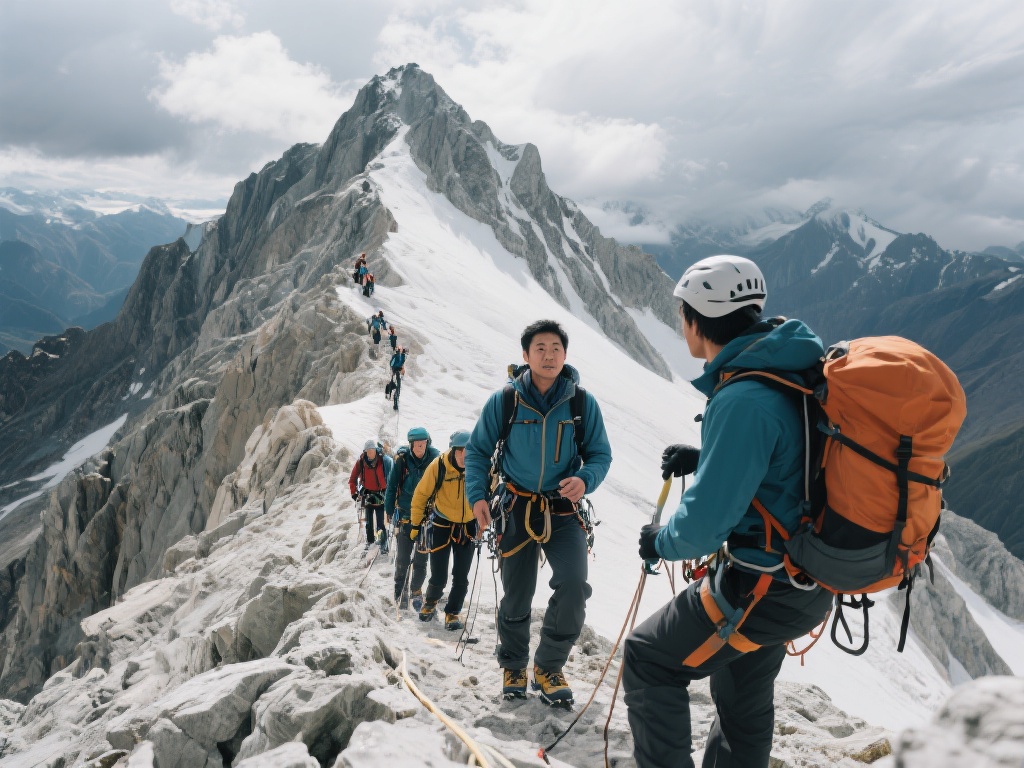对于初次攀登者来说，选择一个可靠的团队或