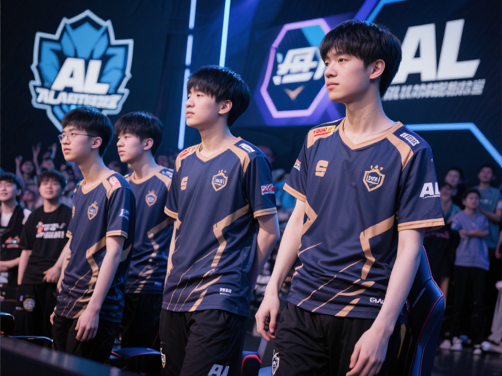 AL赛后返图:尔我翩翩少年,意气飞扬云烟间 从AL赛事的图集中不难看出,电竞选手们的