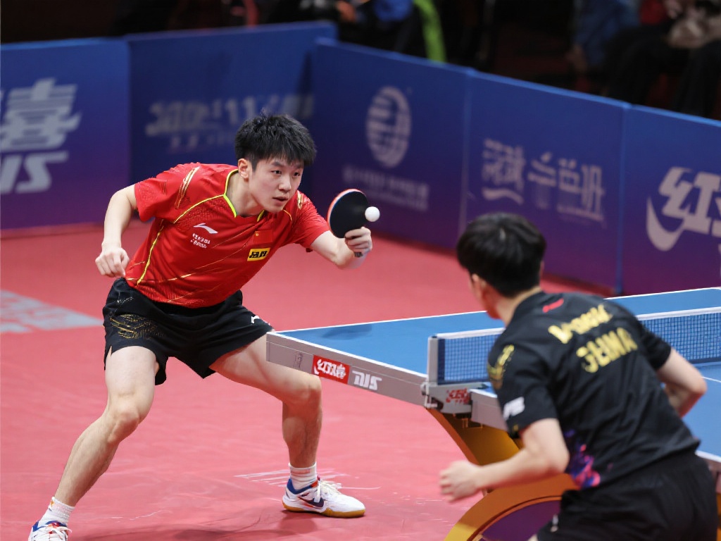 在首局比赛中，向鹏冷静分析对手的优劣势，