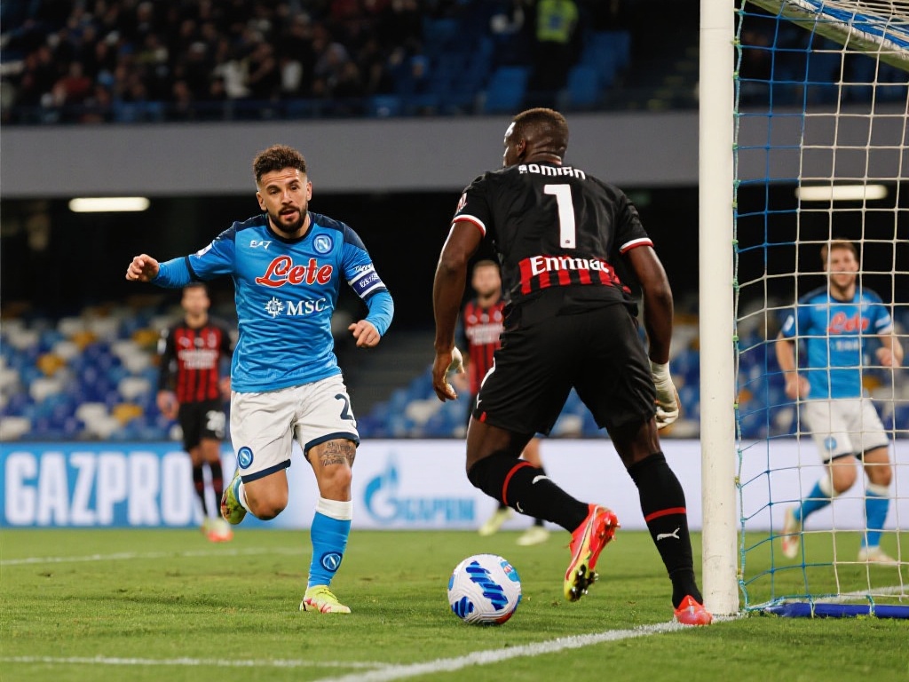 意甲激战:波利塔诺闪击,卢卡库建功,那不勒斯险胜AC米兰2-1 意甲赛场从来不缺戏剧性与激烈的争夺,而这